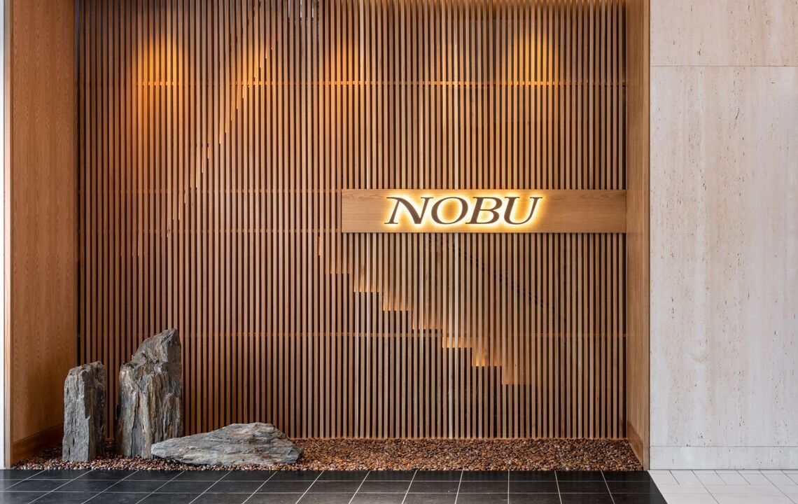 Nobu Entry Signage