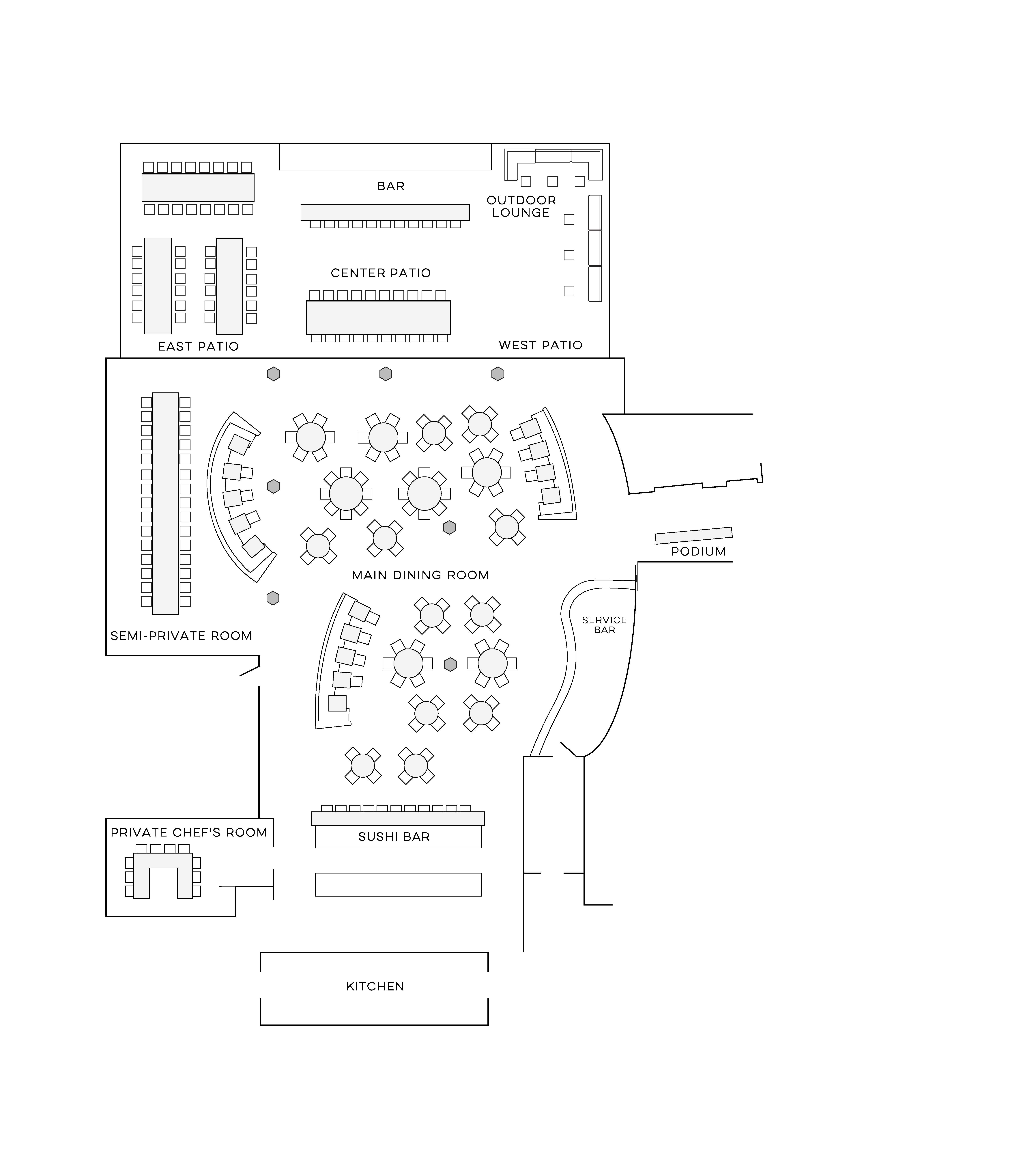 Miami Events Floor Plan