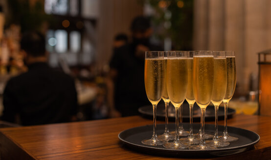 Champagne in Glasses