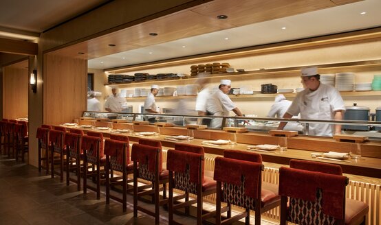 Nobu Washington DC Sushi Bar with Chefs