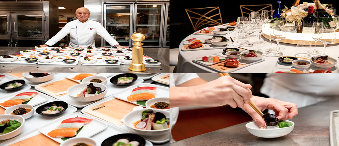 Chef Nobu Golden Globes Preparation